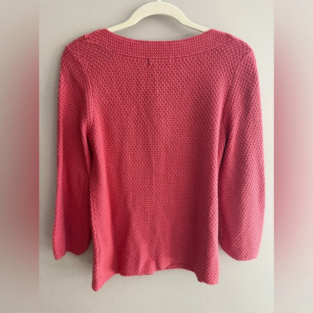 Boden salmon color cardigan sweater size 12 - Picture 4 of 9